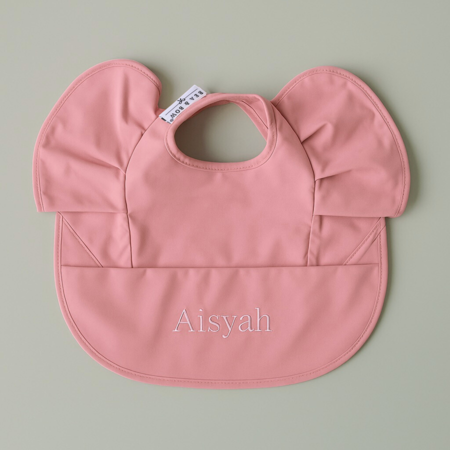 Flutter Bib - Rose